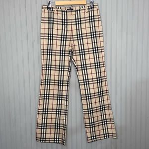 Burberry London vintage Lowane Check trousers blue label size 10